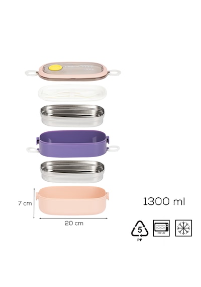 Porsima 66729-1 Stainless Steel Vakumlu Lunch Box Sefer Tası 1300m