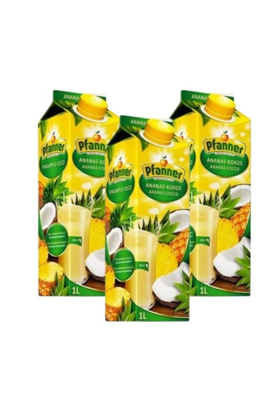 Pfanner Ananas-kokos Meyve Suyu 2 Lt X3