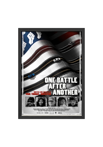 One Battle After Another Ahşap Çerçeveli Poster, Dekoratif Film Duvar Tablosu