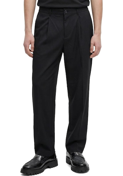 Regular Fit Yüksek Bel Erkek Kumaş Pantolon Gabriel Siyah