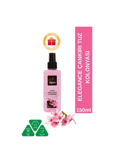 Ilgaz Japon Kirazı Çiçeği Kolonyası Elegance Series Sprey Çanta Boy Kolonya 150 Ml 24'li Paket