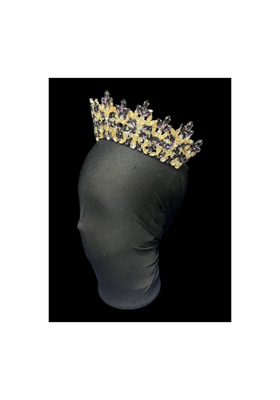 Golden Night Crown-gelin,kına,nişan,söz,after,bride,party Taç Mor - 889679471 Mor