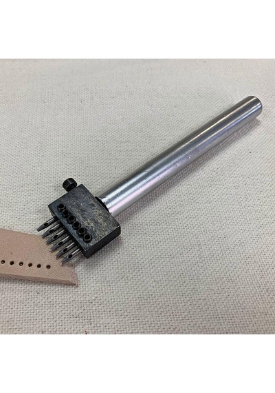 Vidalı Metal Çubuk Zımba Elde Vurma Ve Padova Uçları İçin Deri Hobi El Aleti 1 Adet