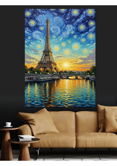 Ahşap Tablo Paris Manzarası