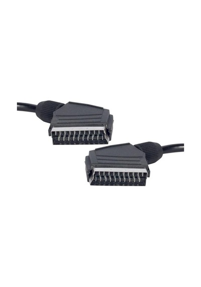 Pm-2275 1.3 Metre 9mm Poşetli Standart Scart Scart Kablo