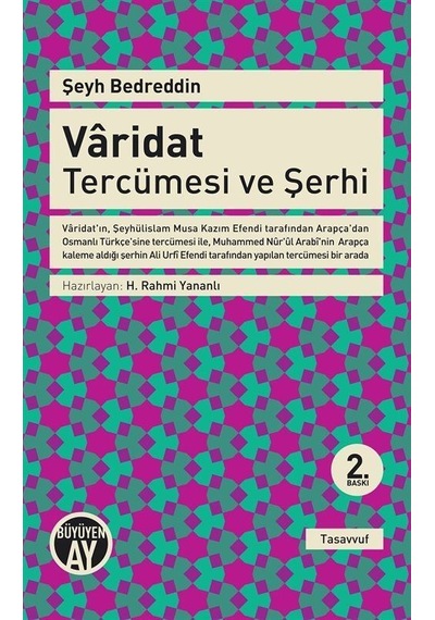 Varidat Şerhi ve Tercümesi - Şeyh Bedreddin - Büyüyenay Yayınları