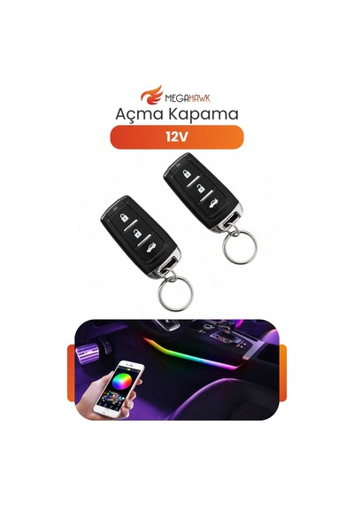 12v Uzaktan Kumandalı Açma Kapama Modülü Universal Araç Kontrol Sistemi Seti T-276