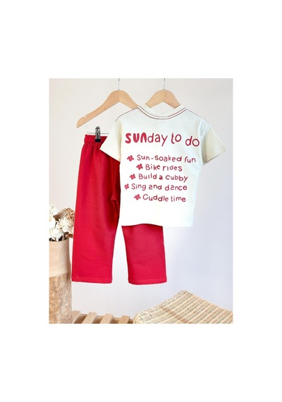 Poala Kids Sunday Eşofman Takım Kırmızı