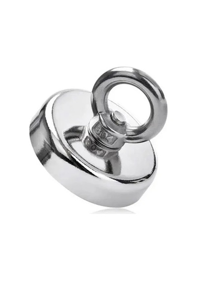 Güçlü Neodimyum Olta Mıknatısı D36 - 36 Mm, 41 Kg Çekim Gücü
