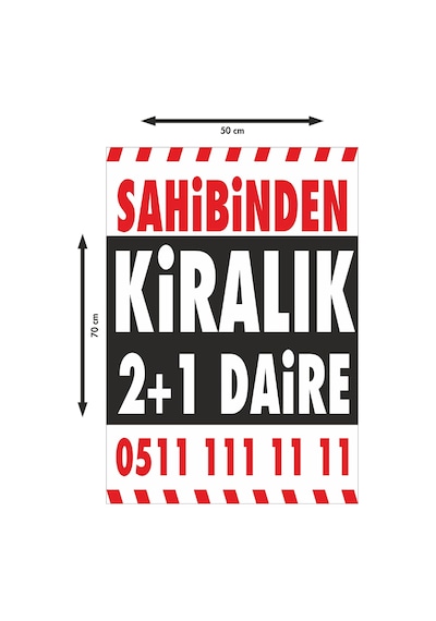 Kişiye Özel 50X70 Cm Ilan Afiş Branda Baskı N11.4487