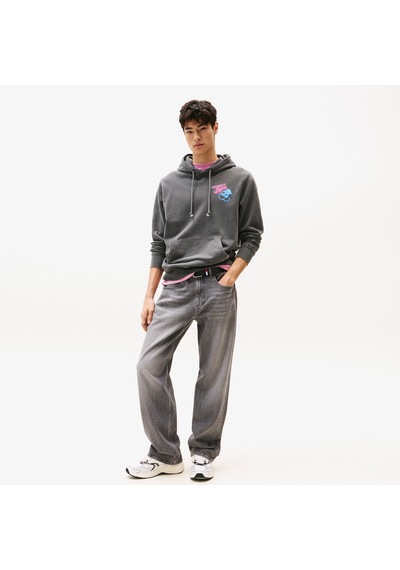 Tommy Hilfiger Back Logo Erkek Gri Sweatshirt Dm0dm21798 Gri