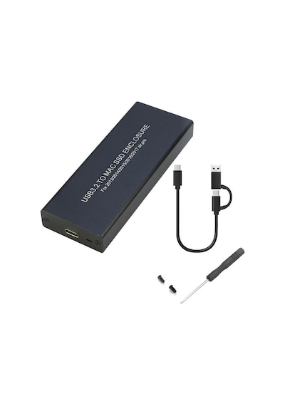 Type C Usb 3.2 To 12+16 Pın Apple Uyumlu MacBook Pro, Air 2013'ten 2017'ye Ssd Kutu
