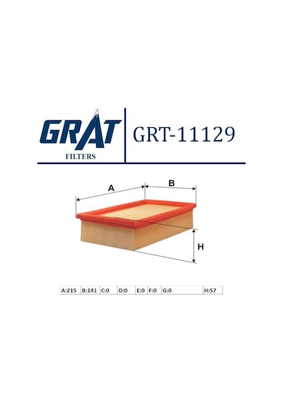 Grat 11129 Hava Filtresı Laguna I 96-