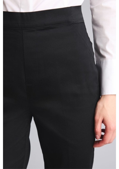 Defacto Sıgaret Normal Bel Düz Paça Saten Pantolon J8743az26aubk27 Siyah-bk27