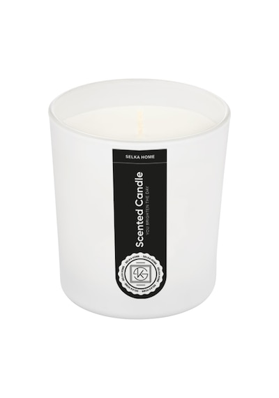 Selka Home - Bliss Cam Tasarım Kokulu Candle Mum Siyah