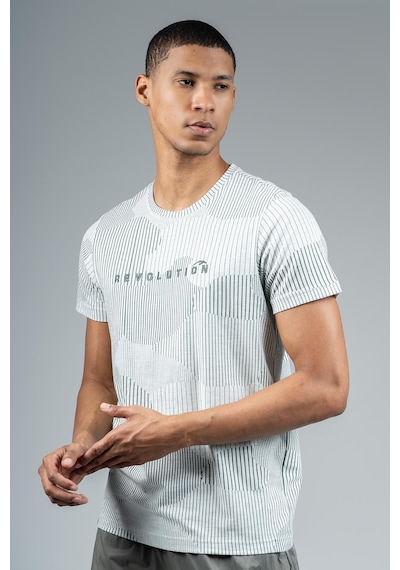 Maraton Regular Erkek Bisiklet Yaka Açık Yeşil Melanj- T-shirt Açık Yeşil Melanj-