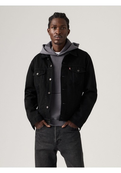 Levi's Erkek Siyah Trucker Kot Ceket 72334-0797-13086 Siyah