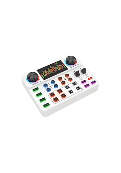 Canlı Yayın Ses Kartı Bluetooth Podcast Ses Kartı Telefon Ve Bilgisayar Uyumlu Profesyonel Yayıncı Ses Kartı