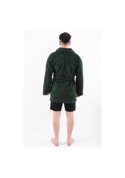 Rob Wellsoft Peluş Erkek Sabahlık Polar Robdeşambr Bornoz 001