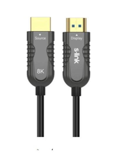 S-link Sl-hm8k070 Hdmı To Hdmı 70m V2.1 8k60 Hz 4k 120hz Fiber Kablo Kdo