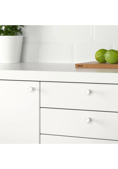 Ikea Gubbarp 2'li Mobilya Kulpu 21 Mm Beyaz