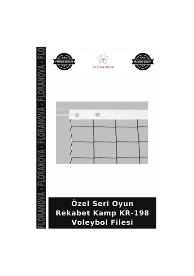 Özel Seri Oyun Rekabet Kamp Kr-198 Voleybol Filesi