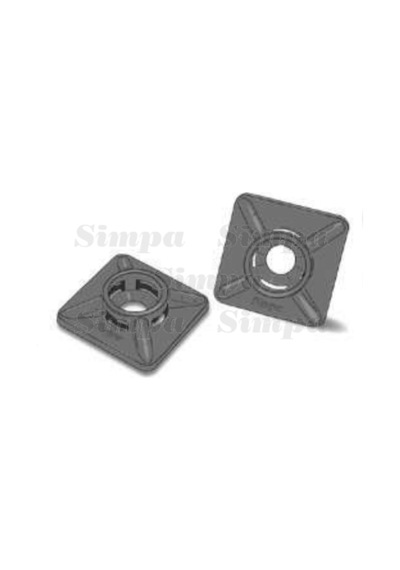 Simpa SP-YKS-2 Yapışkanlı Kroşe,28x28 Siyah, 500 Adet