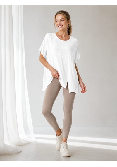 Nealirsanall.com Asimetrik Kesim Bluz Tunik Modern Çizgiler Ve Sınırsız Hareket Özgürlüğü Bej Nealirsanall.com Asimetrik Kesim Bluz Tunik Modern Çizgiler Ve Sınırsız Hareket Özgürlüğü Bej