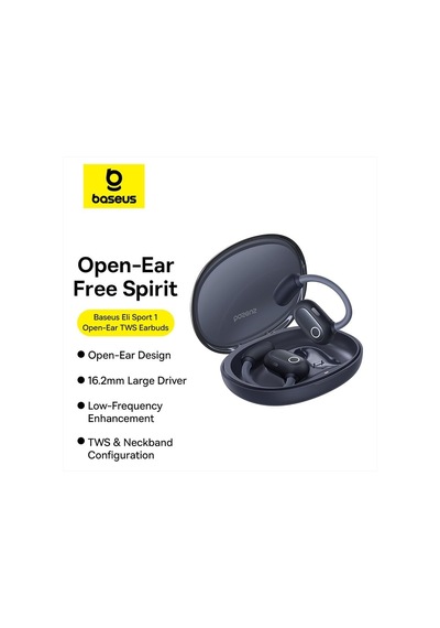 Eli Sport 1 Open-ear Tws Siyah