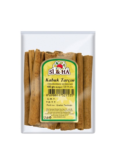 Si&ha Kabuk Tarçın 100 G - 5 Adet Tarı