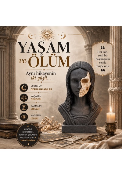 Yaşam Ve Ölüm 14cm Dekoratif Biblo 3d Baskı 15cm