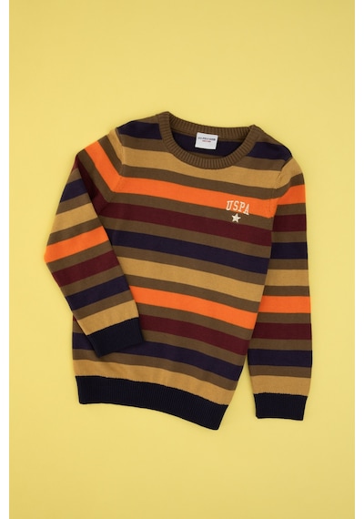 U.s. Polo Assn. Erkek Çocuk Haki Kazak /triko 50315641-vr027 Hakı