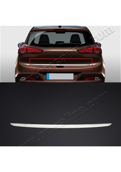 Markadan Hyundai İ20 Krom Bagaj Alt Çıta 2014-2017 Paslanmaz Çeli