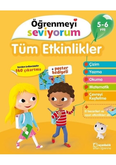Öğrenmeyi Seviyorum-Tüm Etkinlikler 5-6 Yaş- Uçanbalık Yayıncılık