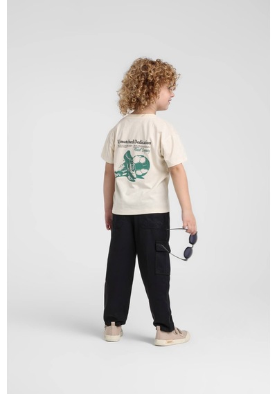 Escabel Erkek Çocuk Baskılı T-shirt 1955 Yeşil