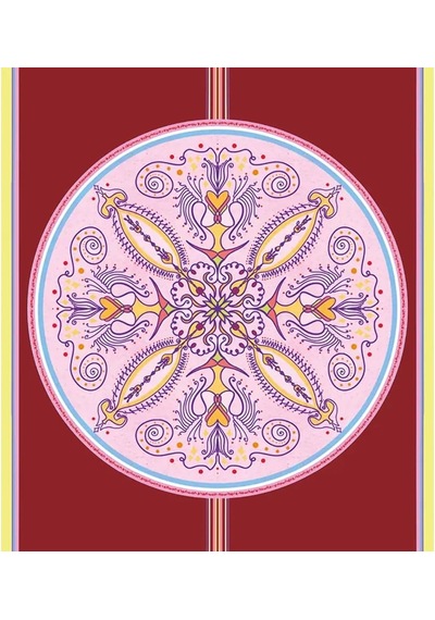 Tr Mandala Serisi Now Here 4.1 Mm Doğal Kauçuk Kaydırmaz Yoga Matı Diğer