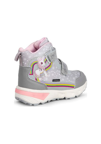 Buckhead Unicornie Buck3033-bh004 Işıklı Su Geçirmez Çocuk Botu - Gri Gri