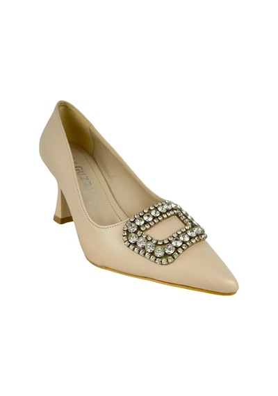 Matzeliger Mzg1175 Bej Kadın Kalem Topuklu Stiletto
