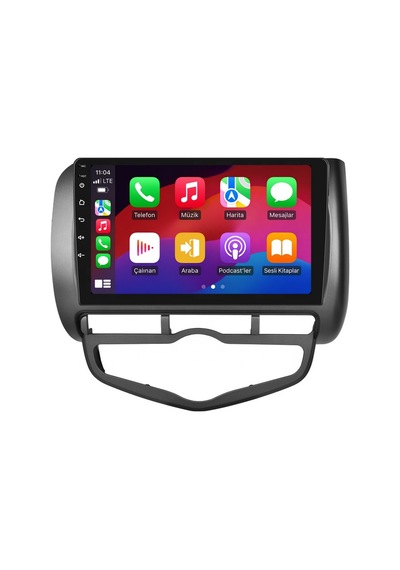 Honda Jazz Android Multimedya 2002-2008 Dijital Carplay Android Auto Navigasyon 8gb Ram 128gb 9"