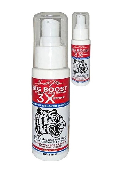 Süper Bigboost Cream 2 Adet 50 Ml Erkeklere Özel 3xeffect