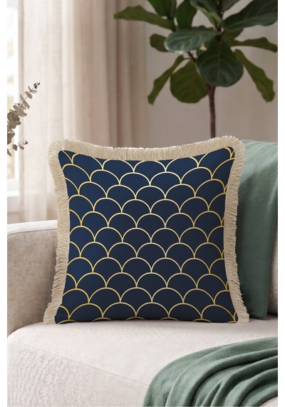 Art Deco Geometrik Desenli Saçaklı Yastık Kılıfı-deniz Kabuğu Lacivert Krem Püsküllü Kırlent Kılıfı Kadim Düş Nektar Art Deco Geometrik Desenli Saçaklı Yastık Kılıfı-deniz Kabuğu Lacivert Krem Püsküllü Kırlent Kılıfı Kadim Düş Nektar