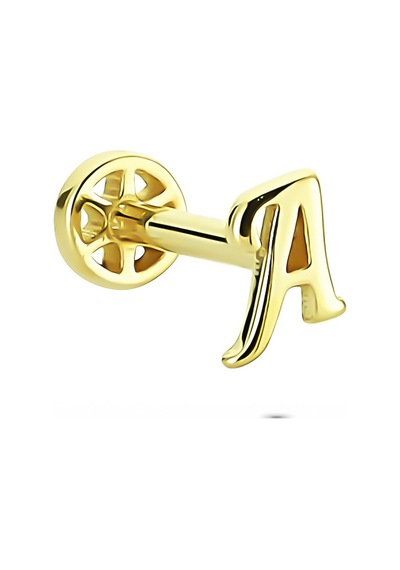 Glorria Altın A Harfi Tragus Piercing 84121213