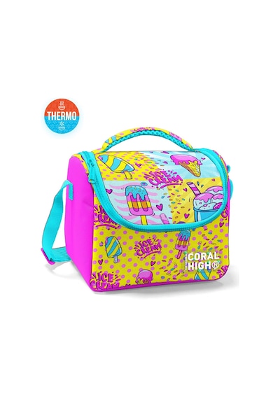 Coral High Kids Mixed Dondurma Desenli Thermo Beslenme Çantası 11878