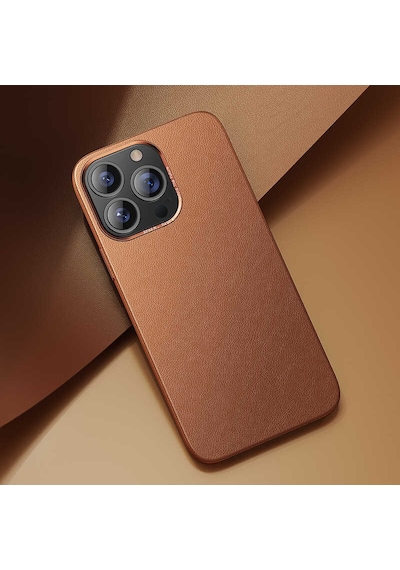 Benks Apple Uyumlu iPhone 13 Pro Max Kılıf Benks Magnetic Hakiki Deri Kılıf ZORE-219635