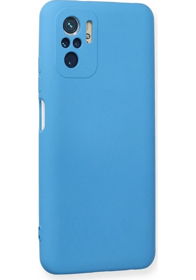 Uryport Xiaomi Redmi Note 10 Kılıf Nano İçi Kadife Silikon - Mavi