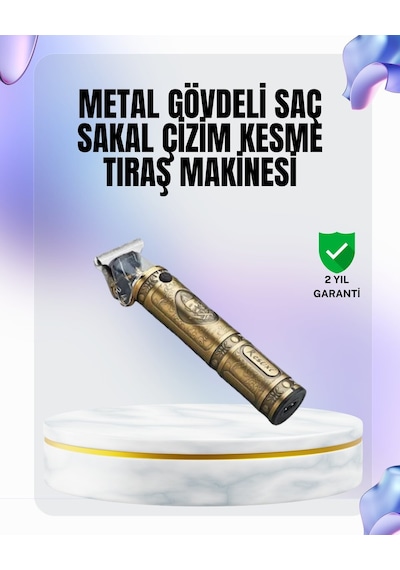 4 Kılavuz Taraklı Profesyonel Saç Ve Sakal Kesme Makinesi Mh-hs1796-9504