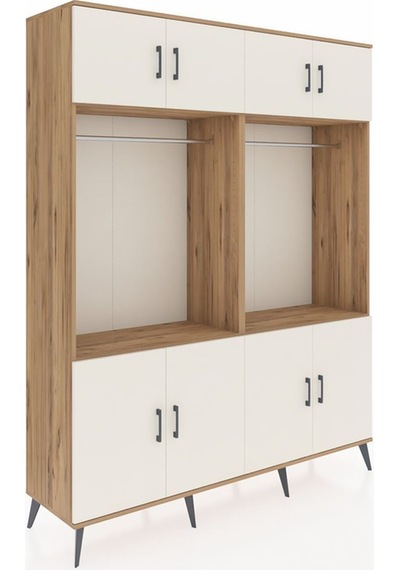 Hyperion Gardrop 10 Raflı 8 Kapaklı 2 Askılı 176x44x221 Çam-aytaşı/çam Aytaşı/çam Hyperion Gardrop 10 Raflı 8 Kapaklı 2 Askılı 176x44x221 Çam-aytaşı/çam Aytaşı/çam