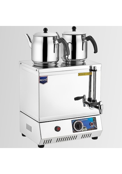 Remta Ep05 40 Model Çift Demlikli Elektrikli Pleytsiz Çay Ocağı - Kahveci Takımı 28 Lt 2000 W