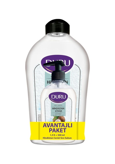 Duru Sıvı Sabun Hindistancevizi 1500ml+300ml