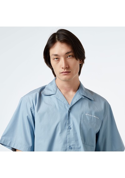 Carhartt Wıp S/s Link Script Erkek Mavi Gömlek
